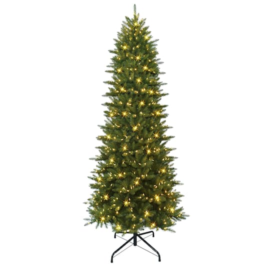 10ft. Pre-Lit Fraser Fir Artificial Christmas Tree, Color Select LED Lights